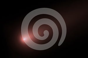 Red Comet in the night sky