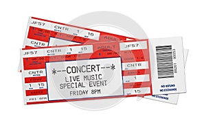 Red Concert Tickets