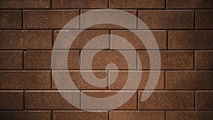 Red concrete block wall background