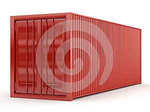 Red container