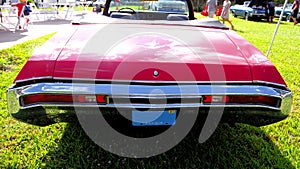 Red convertible buick