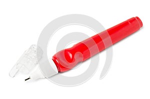 Red correction pen