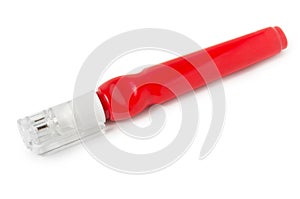 Red correction pen