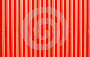 Red corrugated metal photo