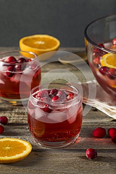 Red Cranberry Holiday Punch