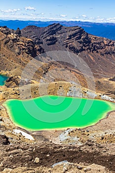 Red crater. Tongariro national park. North Island, New zealand