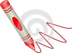 Red crayon