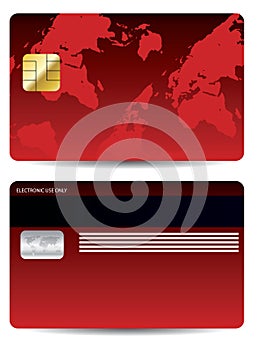 Red credit card