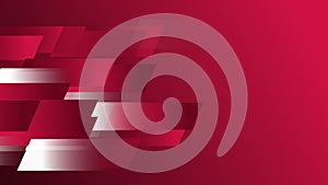Red crimson squares shapes minimal background. Motion graphics copy space