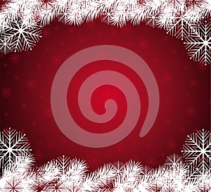 Red cristmas background