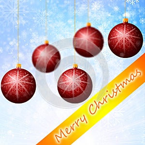 Red Cristmass background