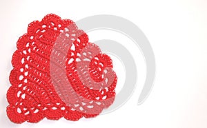 Red Crochet Valentine