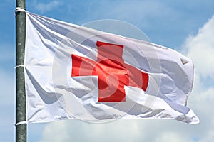 Red cross flag