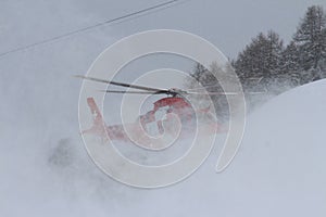 Red Cross Helicopter landing