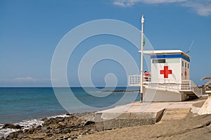 Red cross Lifeguard station