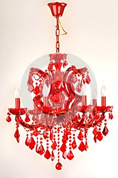 The wedding gift, Red Crystal lighting Keepsake, Christmas gift Holiday gift Romantic Home Furnishing decoration photo