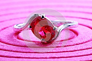 Red Crystal Ring