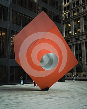 Red Cube, Manhattan, New York