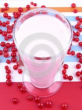 Red currant smoothie