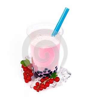 Red Currants Boba Bubble Tea