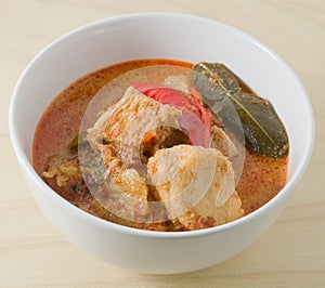 Red Curry with Coconut Milk and Vegetarian Ingredients
