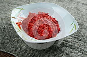 Red curry pepper paste photo