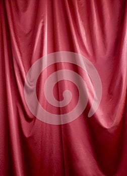 Red curtain