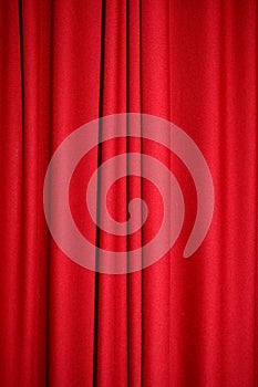 Red curtain