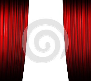 Red Curtain Closing