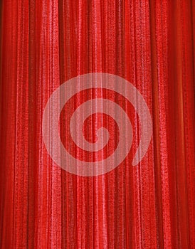 Red curtain fabric background texture