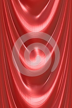 Red curtain illustration
