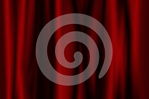 Red curtain stage background