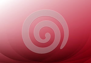 Red curve abstract background with copy space. Vector