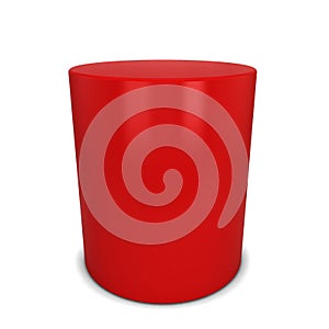 Red cylinder