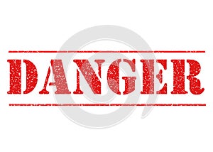 RED DANGER STENCIL