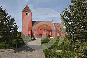 Red Danish Church