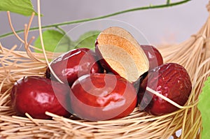 Red dates and cross section