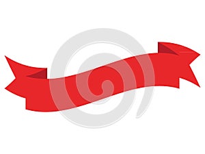 Red Decorative Ribbon Banner Set