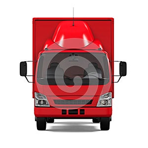 Red Delivery Van