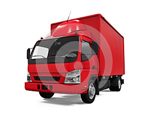 Red Delivery Van