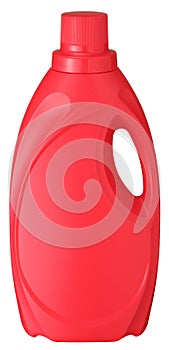 Red Detergent Bottle