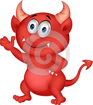 Red devil cartoon