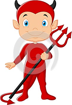Red devil cartoon