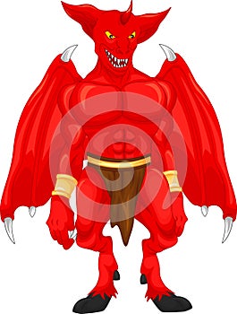 Red devil cartoon
