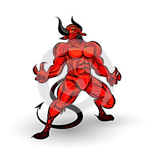 Red devil character