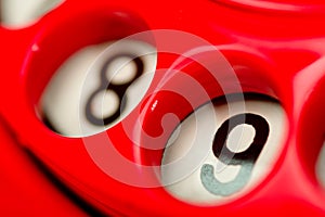 Red dial telephone