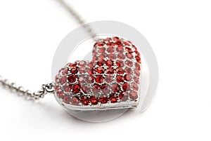 Red Diamond Heart