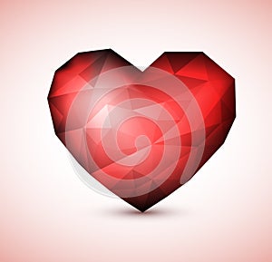 Red Diamond jewel heart photo