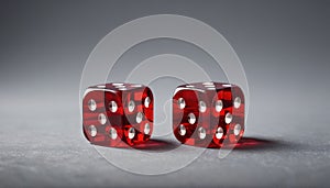 Red Dice Paired in Symmetry
