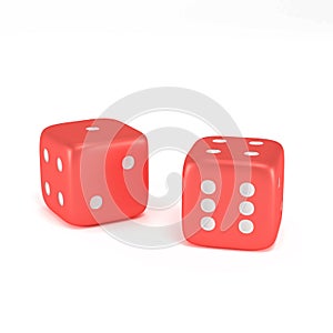 red dice